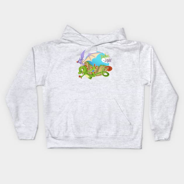 Yooka Laylee Kids Hoodie by NokyArt